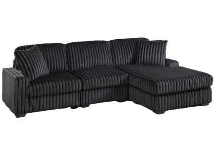 Sectional Sofa Set With Reversible Chaise, Living Room Furniture