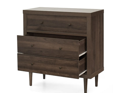 Nystrom - Mid Century Modern 3 Drawer Chest