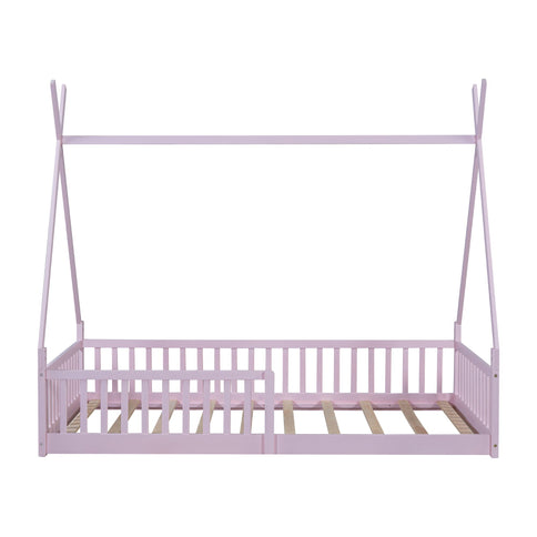 House Shaped Design Bed With Fence