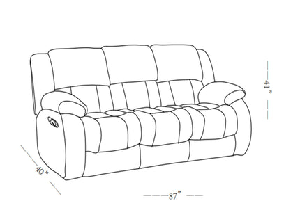 Stonic - Design Reclining Set