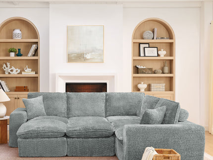 Sectional Sofa With Moveable Ottoman