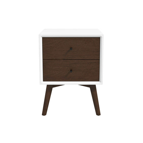 Caroline - Mid-Century Modern Style Night Stand 2 Drawer