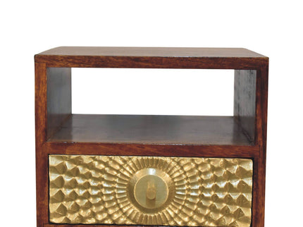 Eden - Mini Nightstand - Chestnut