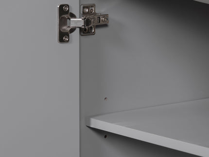 Modern Bathroom Vanity Base Only, 6 Drawer Storage With Adjustable Shelf