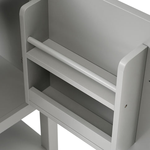Modern Bathroom Vanity With Sink, Soft-Closing Door And Open Shelf
