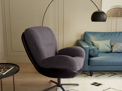 360° Swivel Office Chair, No Wheels