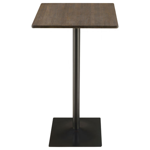 Staccato - 3 Piece Square Bar Table Set - Dark Brown