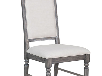 Leventis - Weathered Side Chair - Cream / Gray