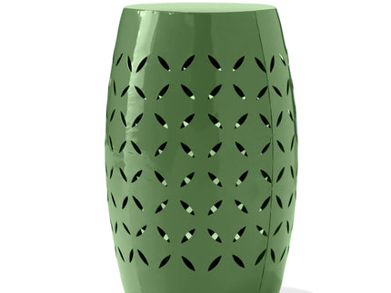 Outdoor Side Table With Barrel Shape