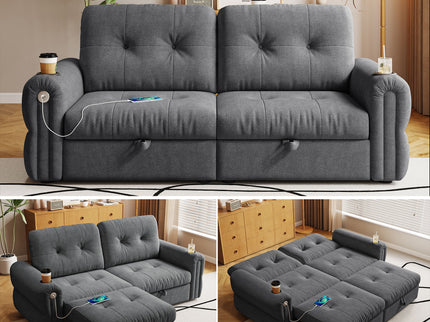 Cloud Like Convertible Sofa Bed With For Living Room