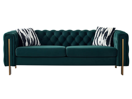 Chesterfield - Modern Tufted Living Room Sofa, 84.25''W Couch