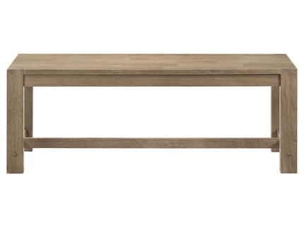 Malvika - Trestle Base Dining Bench - Brown
