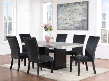 Sheena - 5 Pieces Dining Table Set - Black