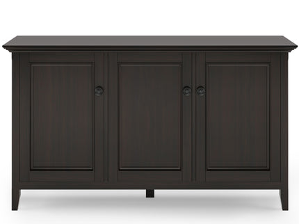 Amherst - Wide 3 Door Storage Cabinet - Hickory Brown