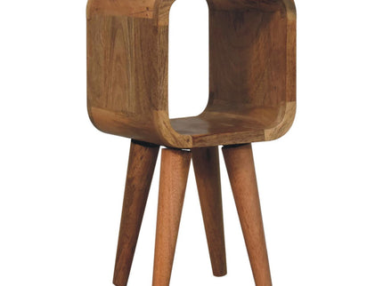 Minimalist Open Curved Nightstand