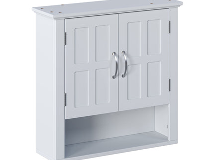 Multi Functional Wall Mounted Cabinet With Adjustable Shelves For Bathroom