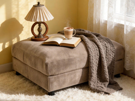 Upholstered Rectangle Ottoman