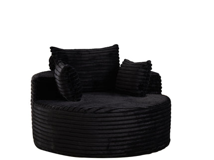 Modern Single Sofa With Backrest Pillow For Living Room