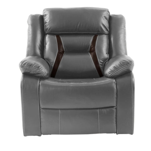 Modern Recliner With Pillow Arms And Headrest