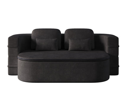 2 In 1 Foldable Sofa Bed With Multi Functional Blanket, Floor Lounge Sofa