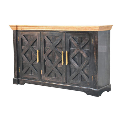 Regal - Rustic Sideboard - Black