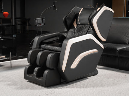 Zero Gravity Massage Chair Recliner With 10 Massage Heads And Full Body Air Pressure - Black