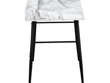 Computer Desk For Home Office, Laptop Storage Shelves, Contemporary & Modern