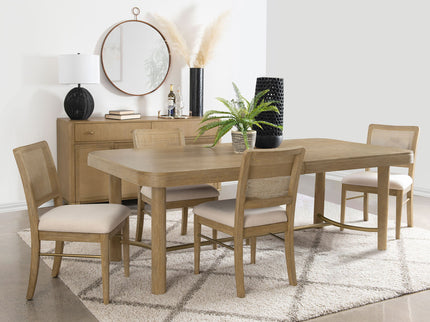 Benson - Extension Leaf Dining Table Set With Chairs