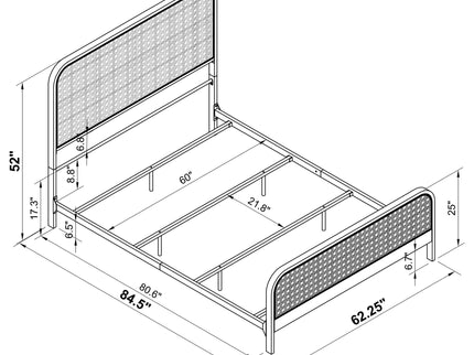 Randall - Queen Bed - White