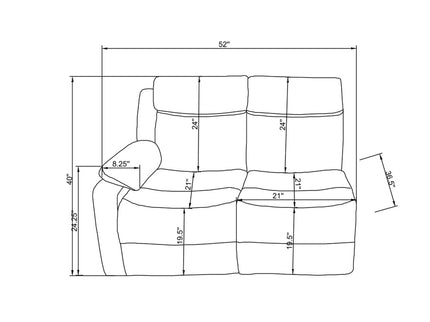 Blanche - Sectional Sofa With LED Lighting And Integrated Speaker - Gray