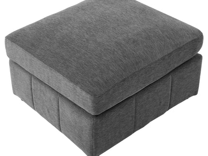 Modern Modular U-Shaped Sofa Bed With Movable Ottoman, USB Ports, Phone Holder