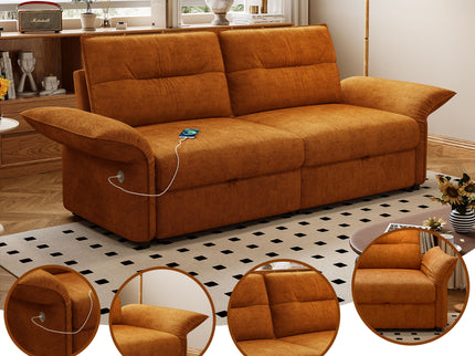 Sofa Bed With Convertible Design, Living Room Furniture