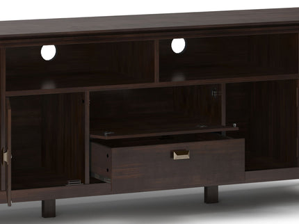 Artisan - TV Media Stand - Tobacco Brown