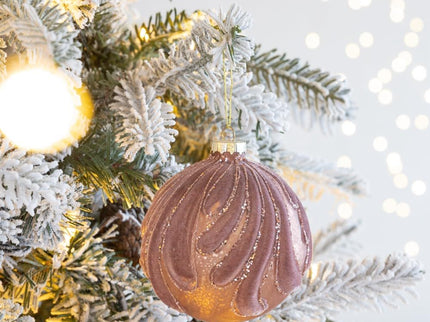 Decorative Hanging Ball Christmas Tree Ornaments For Holiday Party Decorations (Set of 6)