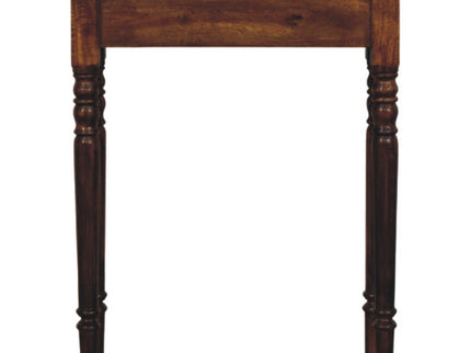 Turned Legs Drawer Console Table