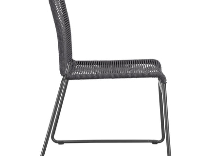 Jerome - Stackable Side Chair (Set of 2) - Charcoal