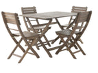 Dark Brown / 5 Pc. Table, 4 Chairs
