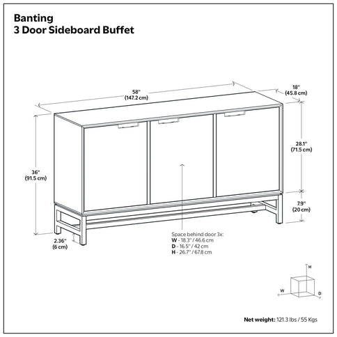 Banting - Door Sideboard Buffet