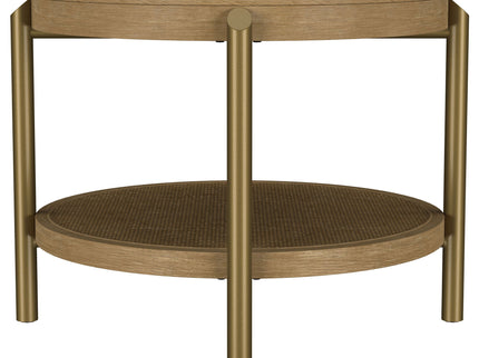 Benson - Round Table With Storage Shelf