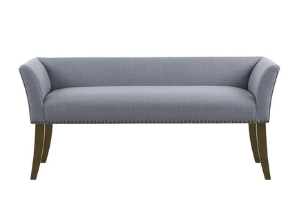 Elegant Design Bench Upholstery, Solid Wood Frame