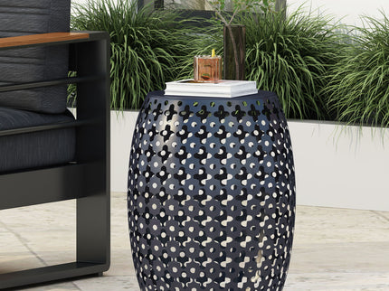 Modern Design, Metal End Table, Large