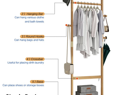 Solid Wood Simple Hat Rack