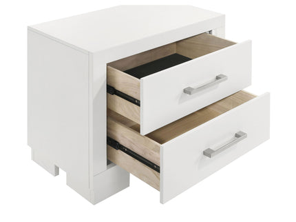 Copper - 2 Drawer Rectangular Nightstand