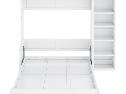 Sturdy Murphy Bed With Desk And Bookshelf