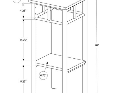 Accent Table, Square, Contemporary & Modern Design