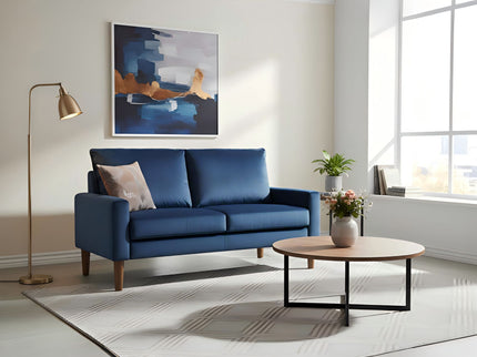 Upholstered Loveseat Sofa, 2 Seater Couch For Living Room Apartment