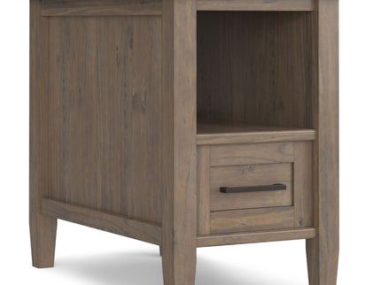 Ela - Narrow End Table - Brown