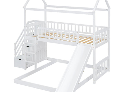 House Bunk Bed With Slide