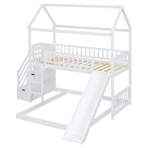 House Bunk Bed With Slide