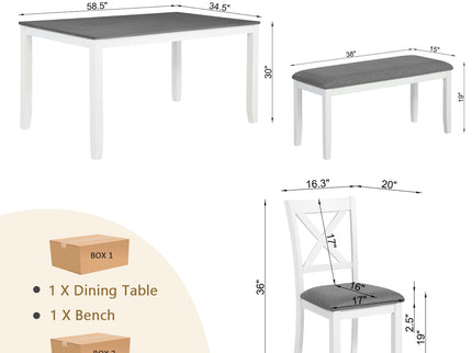 Modern Dining Table Set With Chairs For Kitchen